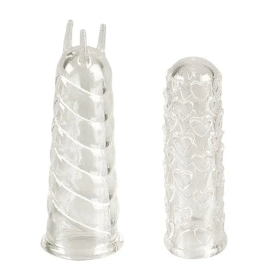 Intimate Play Versatile Silicone Finger Textured Stimulation Teasers Sleeves - Romantic Blessings