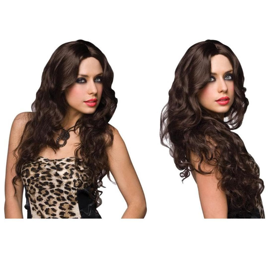 Pleasure Wigs Jennifer Long Hair with Wavy Curls at the End Wig Brown - Romantic Blessings