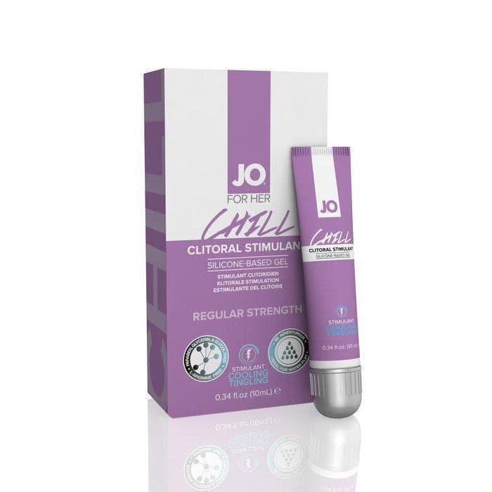 JO Chill Clitoral Stimulant Regular Strength Tingling Gel Mild 10ml - Romantic Blessings
