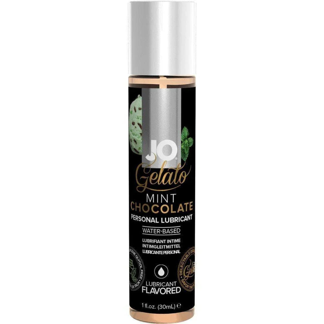 JO Gelato Water Based Personal Flavored Lubricant Mint Chocolate - Romantic Blessings JO Gelato Water Based Personal Flavored Lubricant Mint Chocolate - Romantic Blessings