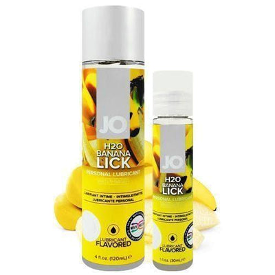 JO H2O Water Based Natural Flavor Extracts Lubricant Banana Lick - Romantic Blessings