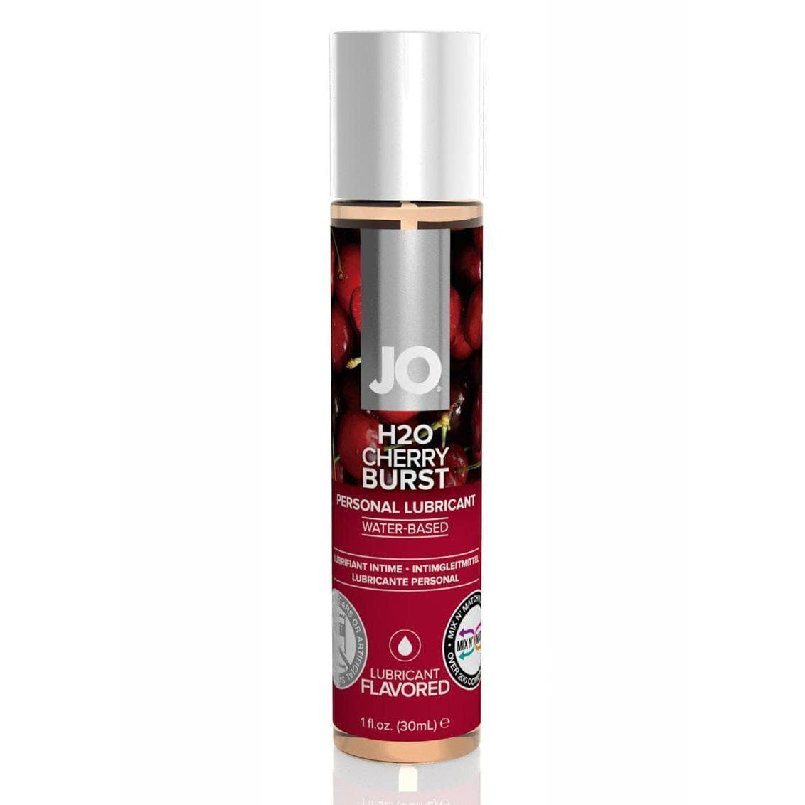 JO H2O Water Based Natural Flavor Extracts Lubricant Cherry Burst - Romantic Blessings