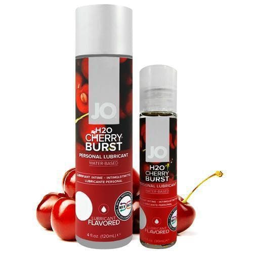 JO H2O Water Based Natural Flavor Extracts Lubricant Cherry Burst - Romantic Blessings