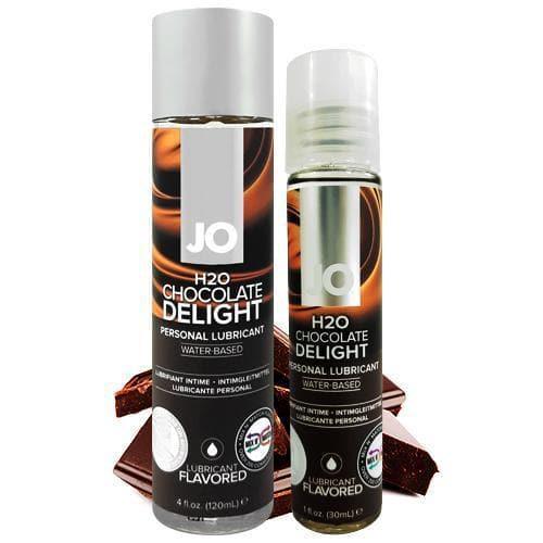 JO H2O Water Based Natural Flavor Extracts Lubricant Chocolate Delight - Romantic Blessings
