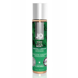 JO H2O Water Based Natural Flavor Extracts Lubricant Cool Mint - Romantic Blessings