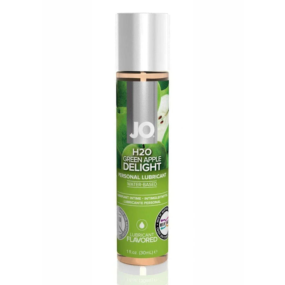 JO H2O Water Based Natural Flavor Extracts Lubricant Green Apple Delight - Romantic Blessings