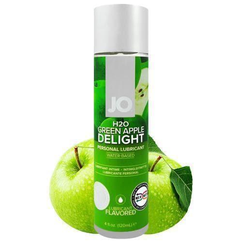 JO H2O Water Based Natural Flavor Extracts Lubricant Green Apple Delight - Romantic Blessings