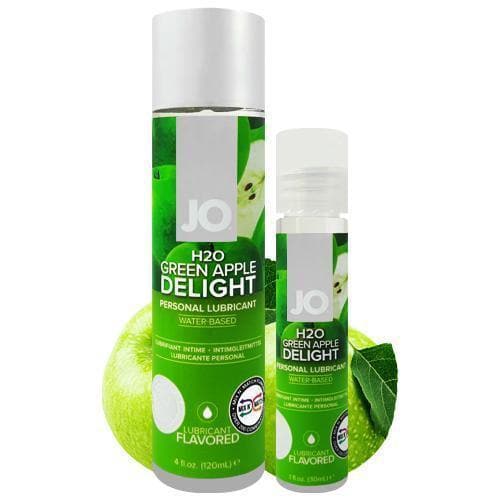 JO H2O Water Based Natural Flavor Extracts Lubricant Green Apple Delight - Romantic Blessings