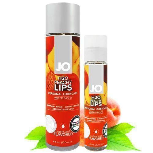 JO H2O Water Based Natural Flavor Extracts Lubricant Peachy Lips - Romantic Blessings