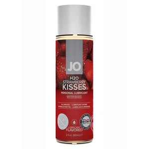 JO H2O Water Based Natural Flavor Extracts Lubricant Strawberry Kisses - Romantic Blessings