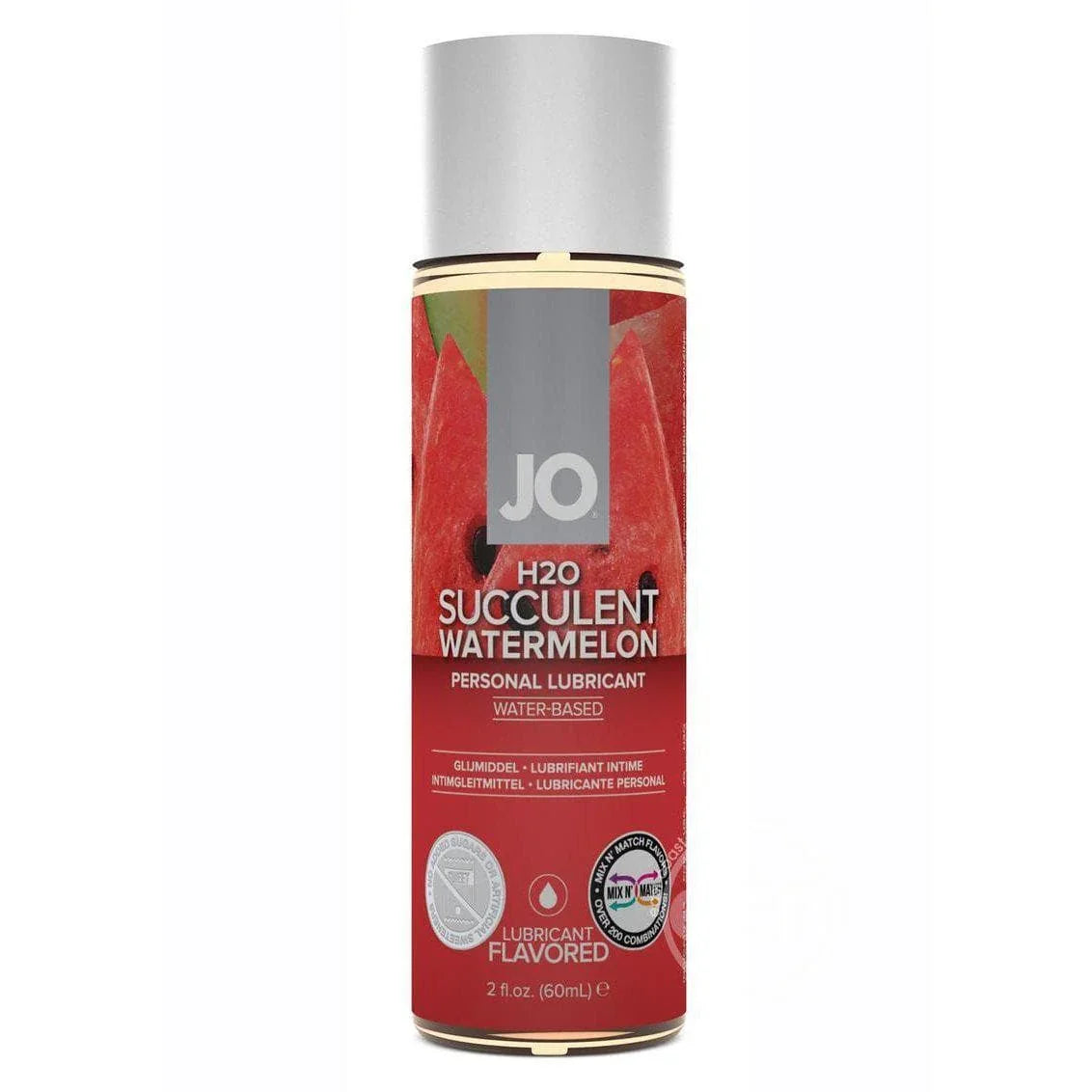 JO H2O Water Based Natural Flavor Extracts Lubricant Succulent Watermelon - Romantic Blessings