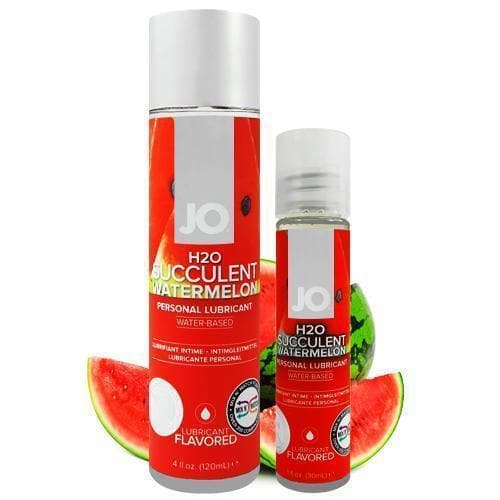 JO H2O Water Based Natural Flavor Extracts Lubricant Succulent Watermelon - Romantic Blessings