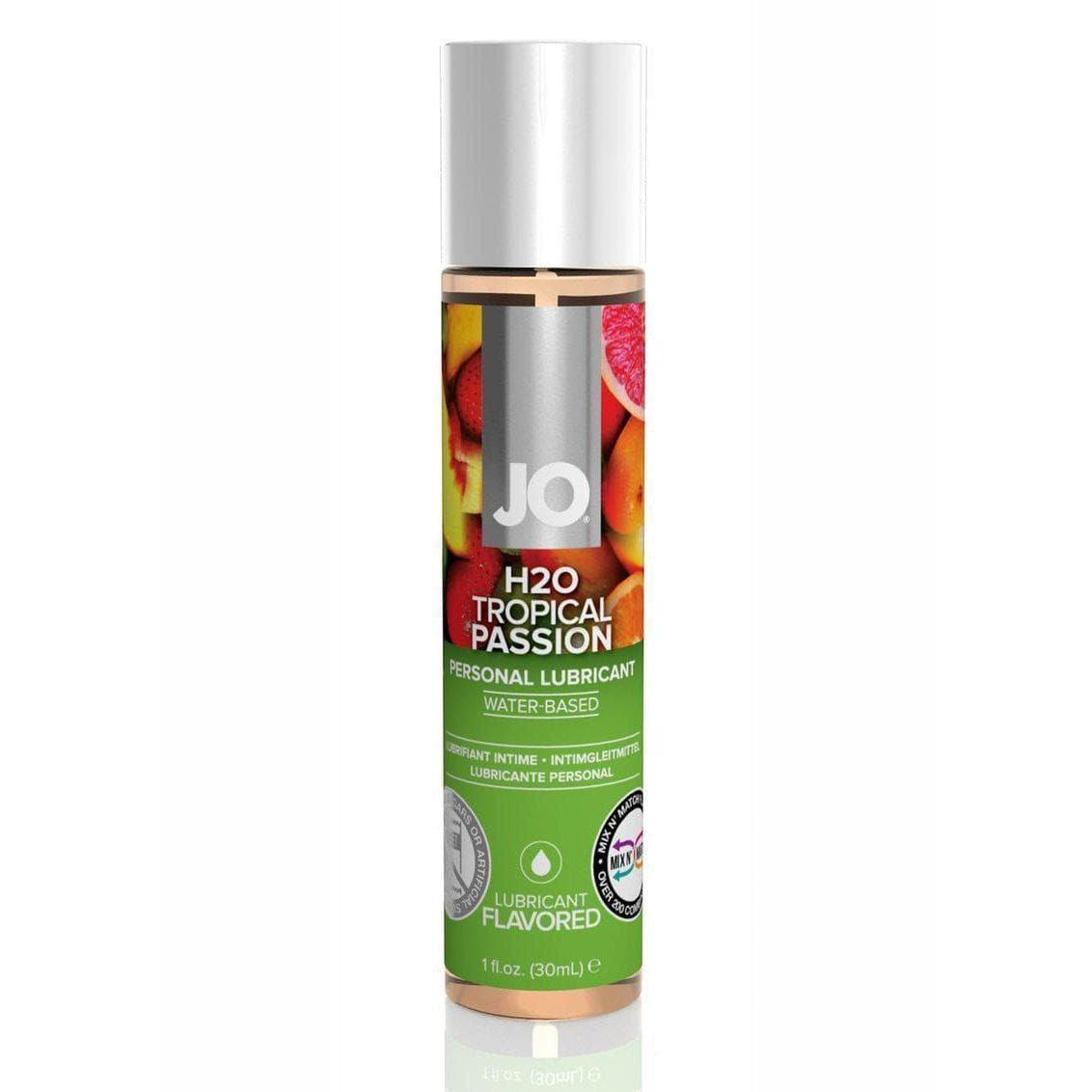 JO H2O Water Based Natural Flavor Extracts Lubricant Tropical Passion - Romantic Blessings