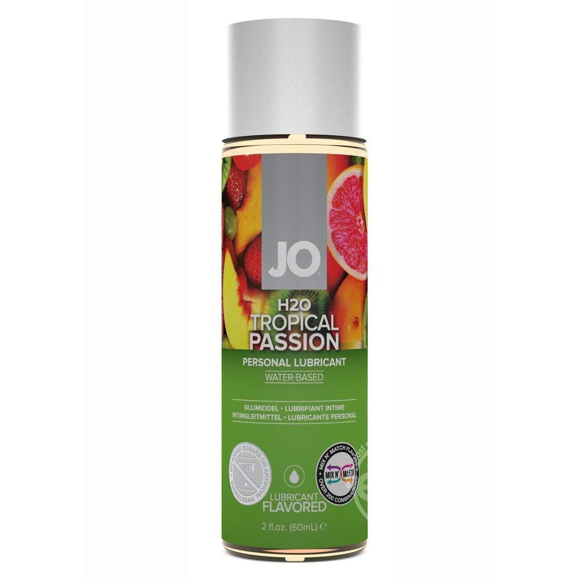 JO H2O Water Based Natural Flavor Extracts Lubricant Tropical Passion - Romantic Blessings