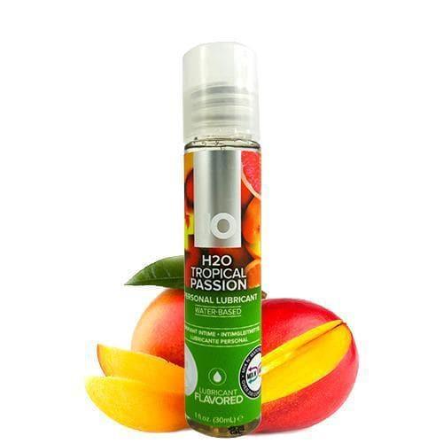 JO H2O Water Based Natural Flavor Extracts Lubricant Tropical Passion - Romantic Blessings