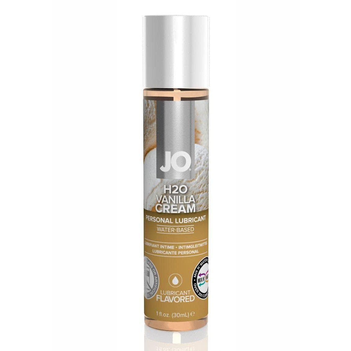 JO H2O Water Based Natural Flavor Extracts Lubricant Vanilla Cream - Romantic Blessings