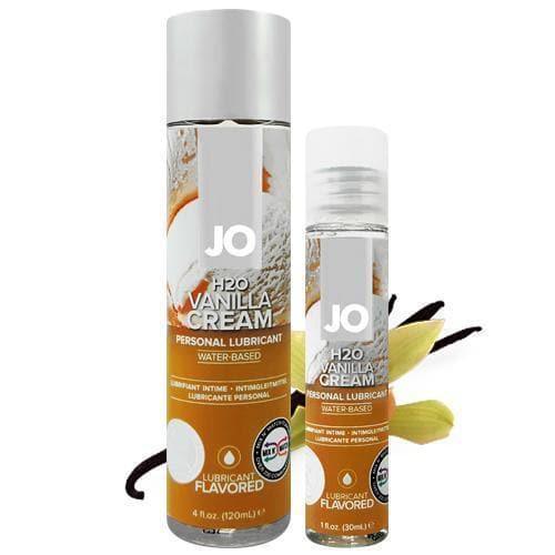 JO H2O Water Based Natural Flavor Extracts Lubricant Vanilla Cream - Romantic Blessings