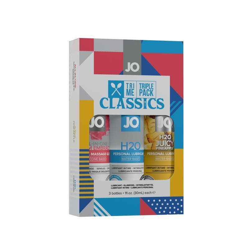 JO Tri Me Triple Pack Classics 3 Each 1 Ounce Bottles Original, Warming And Pineapple - Romantic Blessings