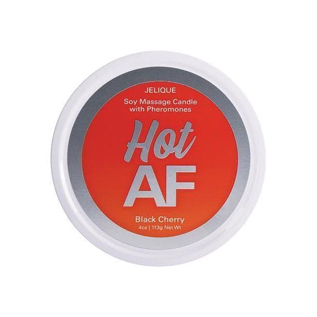 Jelique Massage Candle Pheromone Hot AF Black Cherry 4 oz - Romantic Blessings