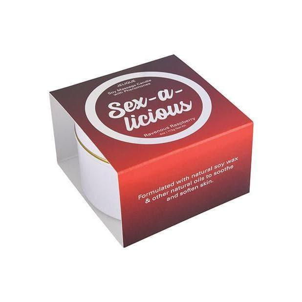 Jelique Massage Candle Pheromone Sex-A-Licious Ravenous Raspberry 4 oz - Romantic Blessings