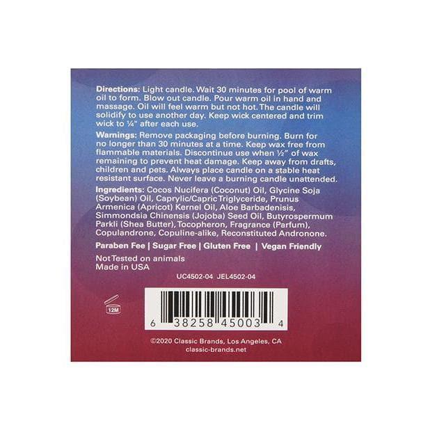 Jelique Massage Candle Pheromone Sex-A-Licious Ravenous Raspberry 4 oz - Romantic Blessings