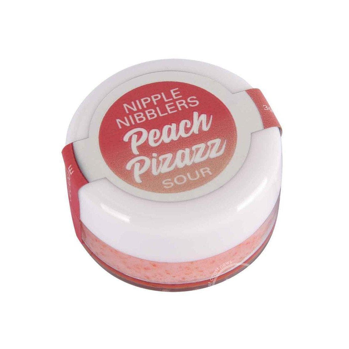 Jelique Nipple Nibblers Sour Tingle Pleasure Balm Peach Pizazz 3 gm - Romantic Blessings