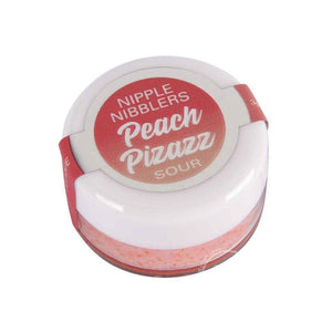 Jelique Nipple Nibblers Sour Tingle Pleasure Balm Peach Pizazz 3 gm - Romantic Blessings