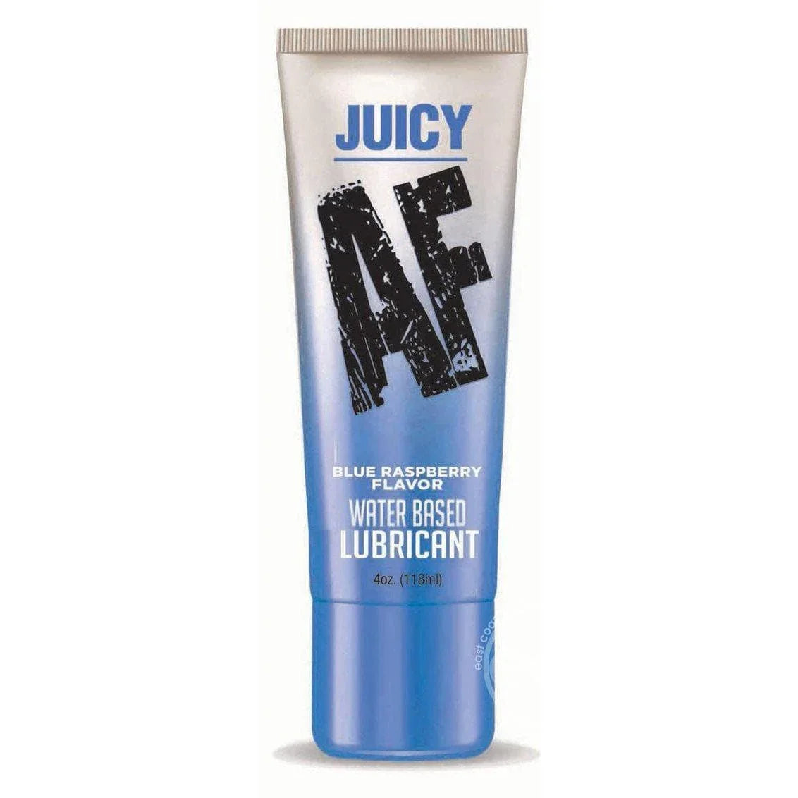 Juicy AF Water Based Flavored Lubricant Blue Raspberry - Romantic Blessings