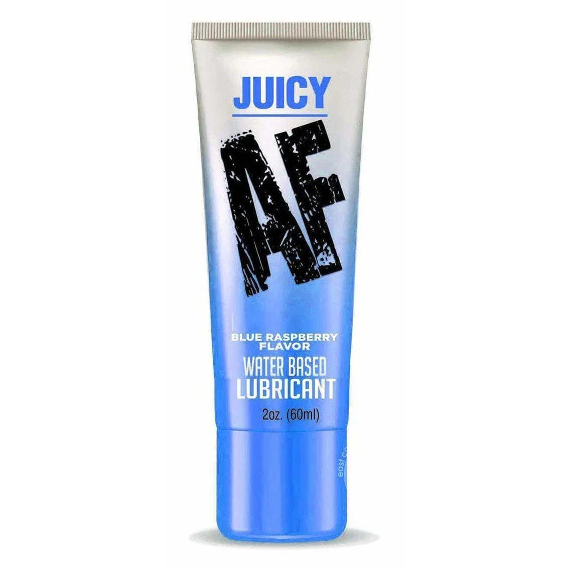 Juicy AF Water Based Flavored Lubricant Blue Raspberry - Romantic Blessings