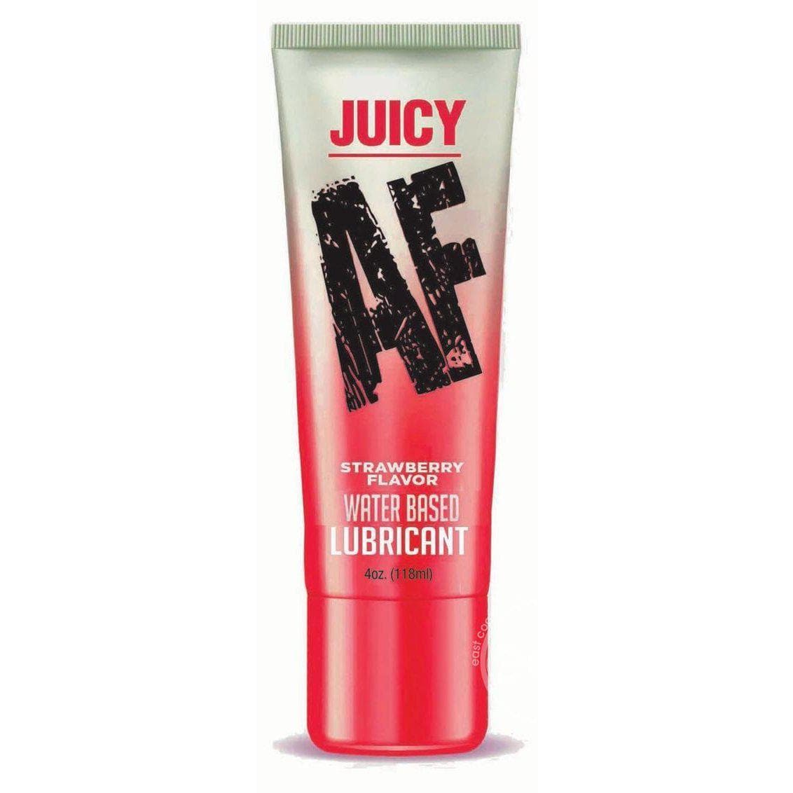 Juicy AF Water Based Flavored Lubricant Strawberry - Romantic Blessings