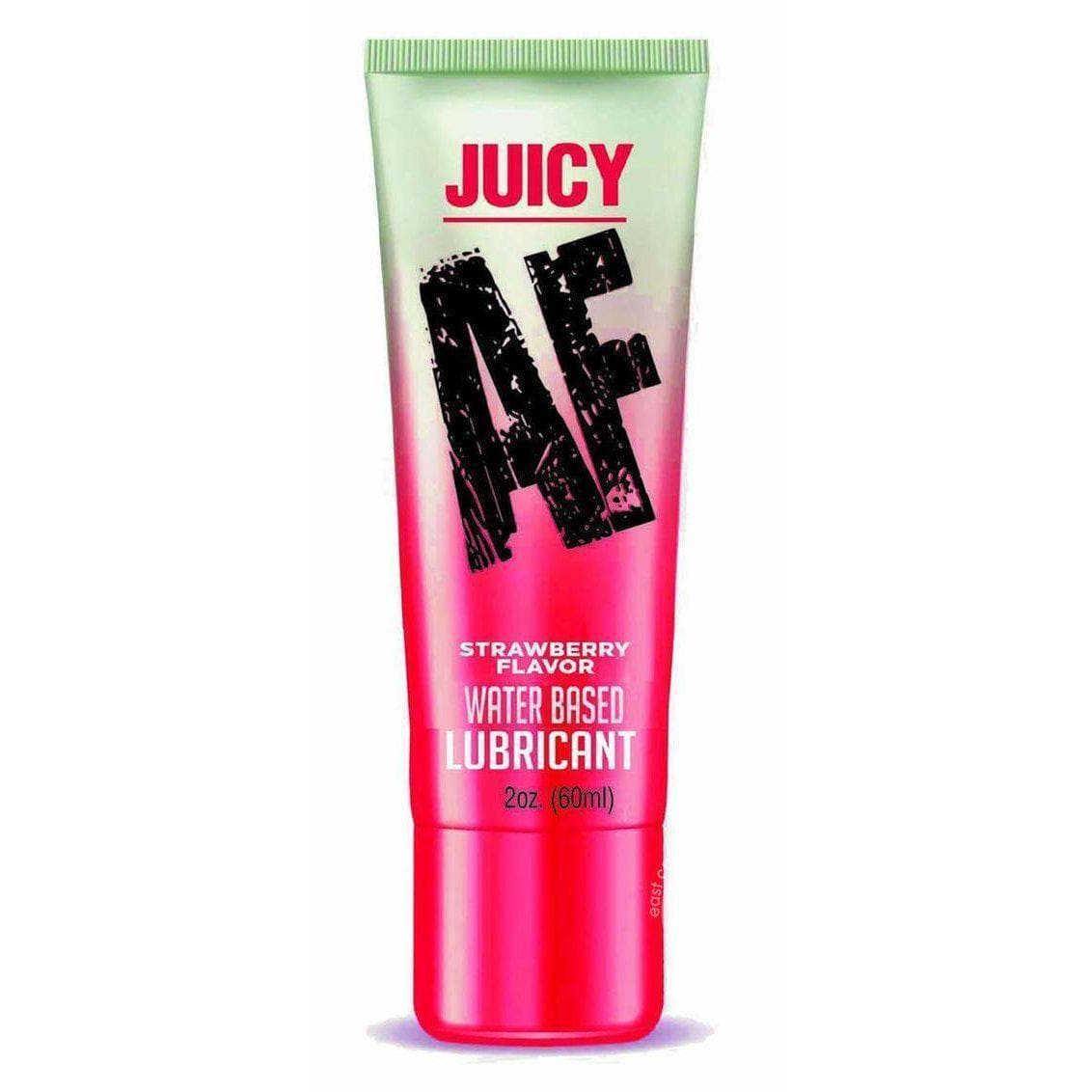 Juicy AF Water Based Flavored Lubricant Strawberry - Romantic Blessings