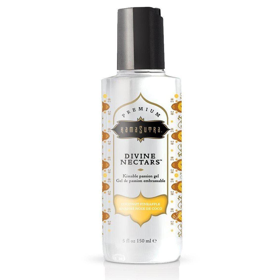 Kama Sutra Divine Nectars Water Based Flavored Body Glide Lubricant Coconut Pineapple - Romantic Blessings