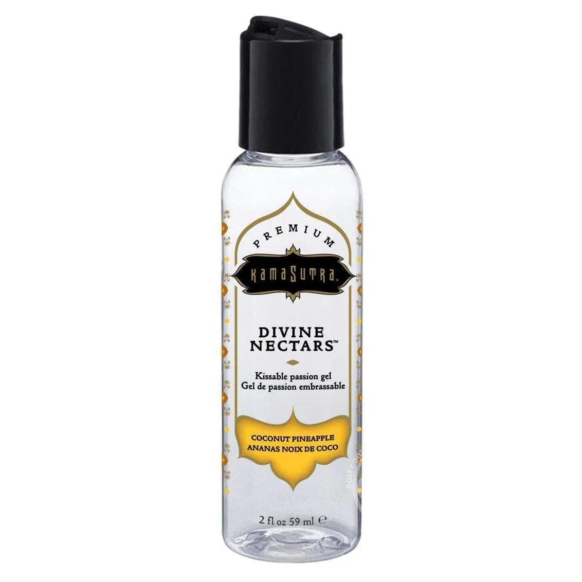 Kama Sutra Divine Nectars Water Based Flavored Body Glide Lubricant Coconut Pineapple - Romantic Blessings