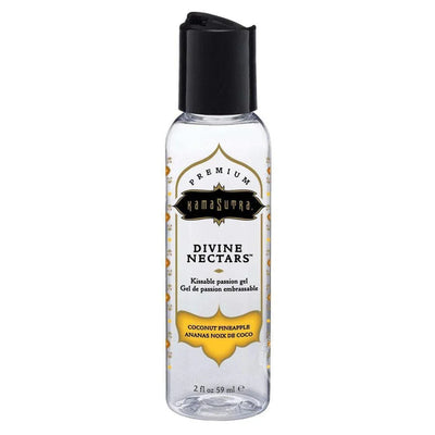 Kama Sutra Divine Nectars Water Based Flavored Body Glide Lubricant Coconut Pineapple - Romantic Blessings