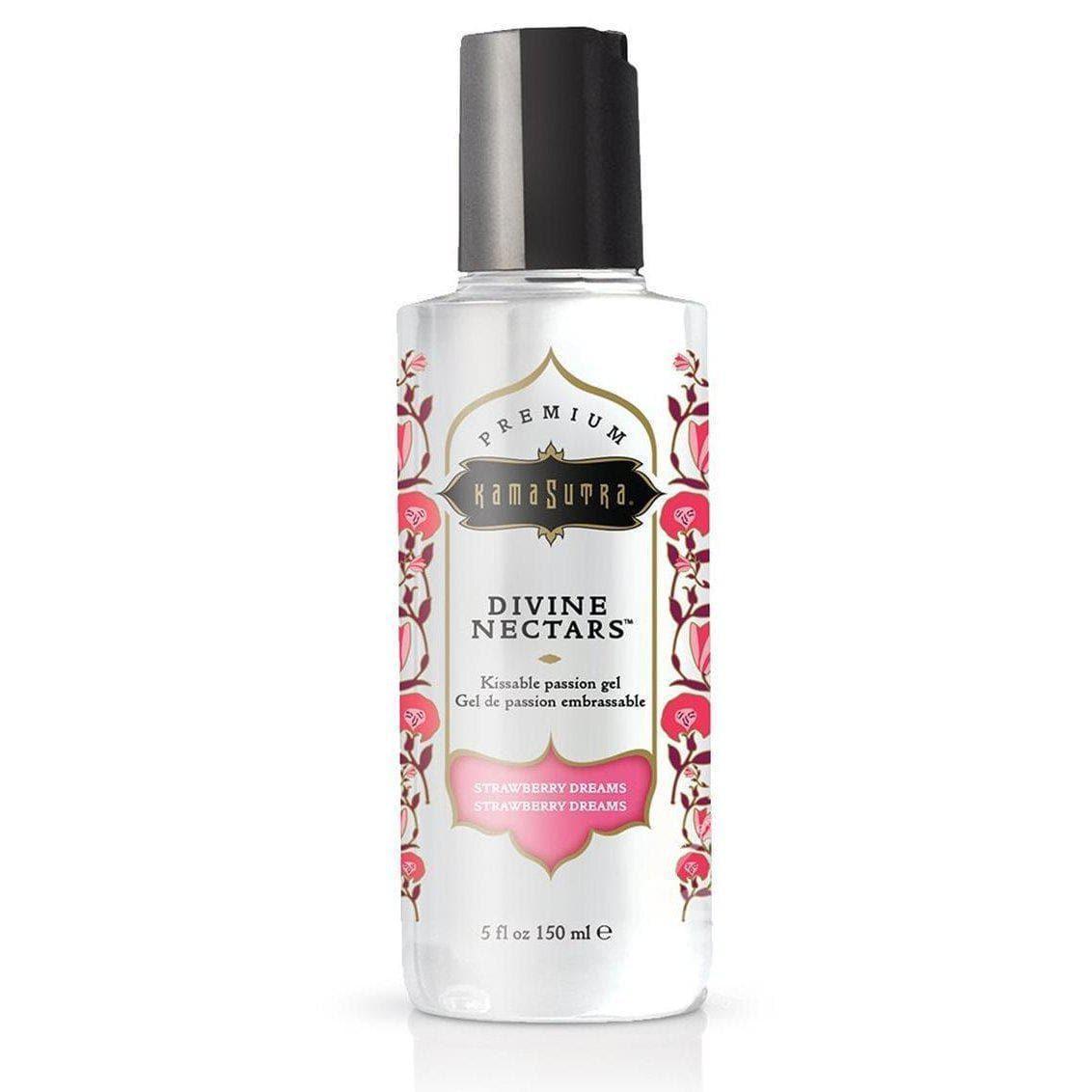 Kama Sutra Divine Nectars Water Based Flavored Body Glide Lubricant Strawberry Dreams - Romantic Blessings