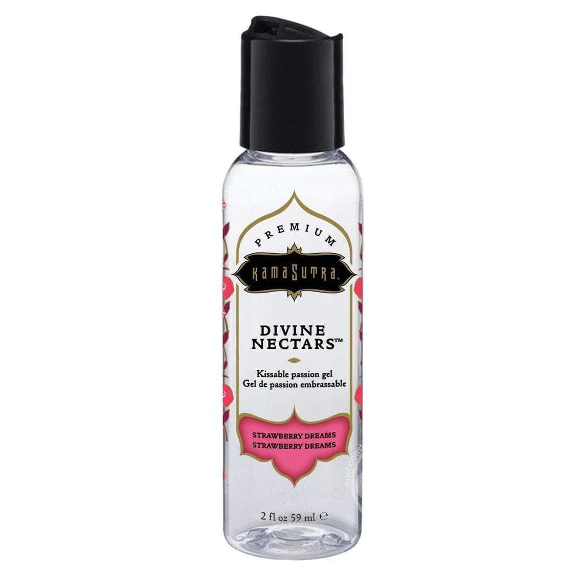 Kama Sutra Divine Nectars Water Based Flavored Body Glide Lubricant Strawberry Dreams - Romantic Blessings