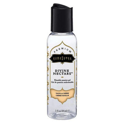 Kama Sutra Divine Nectars Water Based Flavored Body Glide Lubricant Vanilla Crème - Romantic Blessings