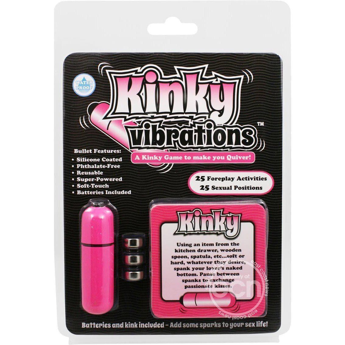 Kinky Vibrations Adult Couples Foreplay Game With Waterproof Bullet - Romantic Blessings