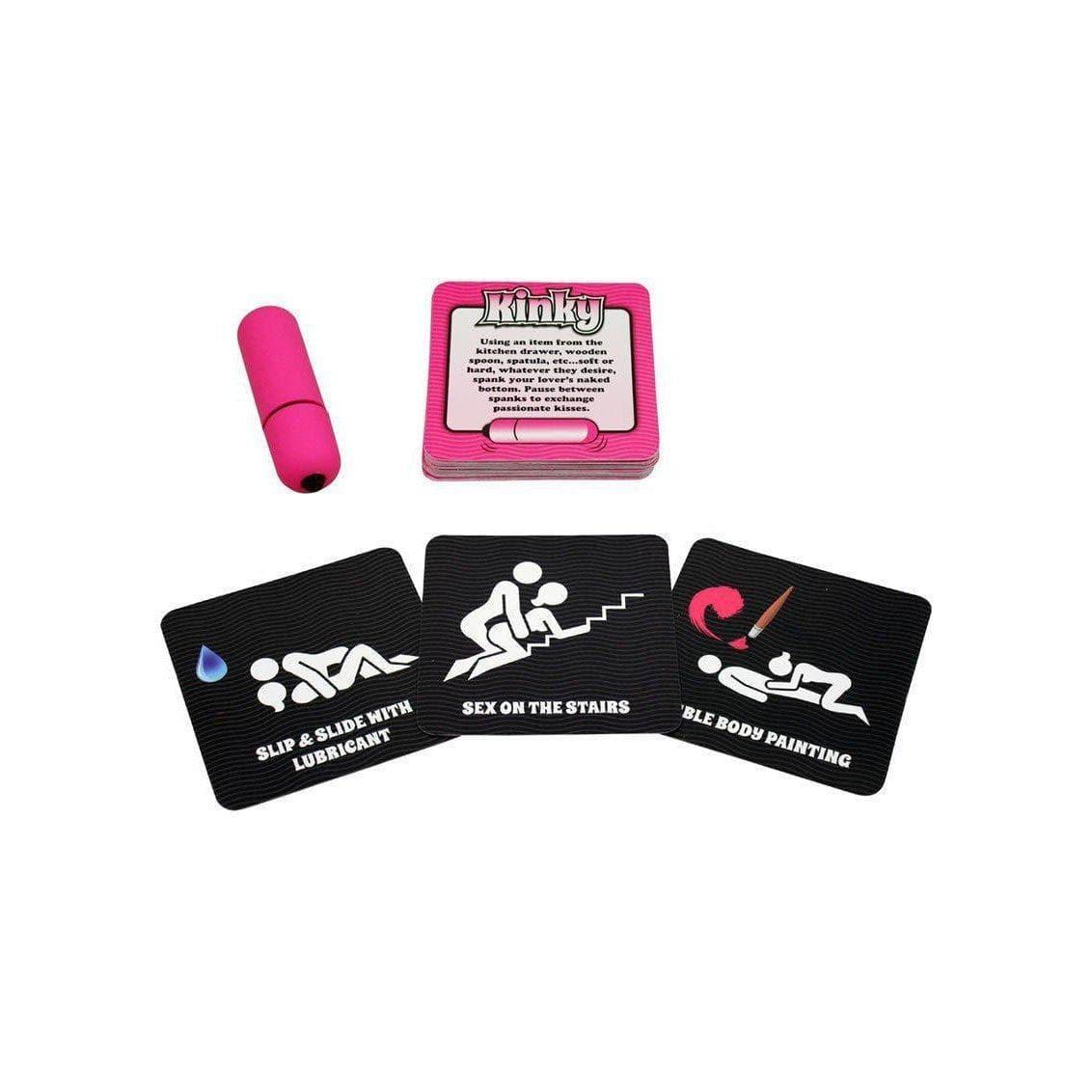 Kinky Vibrations Adult Couples Foreplay Game With Waterproof Bullet - Romantic Blessings