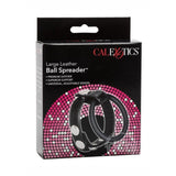 Leather Adjustable Ball Spreader Penis and Scrotum Ring Erection Enhancer - Romantic Blessings