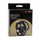 Leather Adjustable Ball Spreader Penis and Scrotum Ring Erection Enhancer - Romantic Blessings