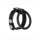 Leather Adjustable Ball Spreader Penis and Scrotum Ring Erection Enhancer - Romantic Blessings