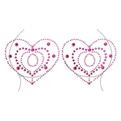 Leg Avenue Cassia Adhesive Nipple Jewels Sticker (6pk) - Romantic Blessings