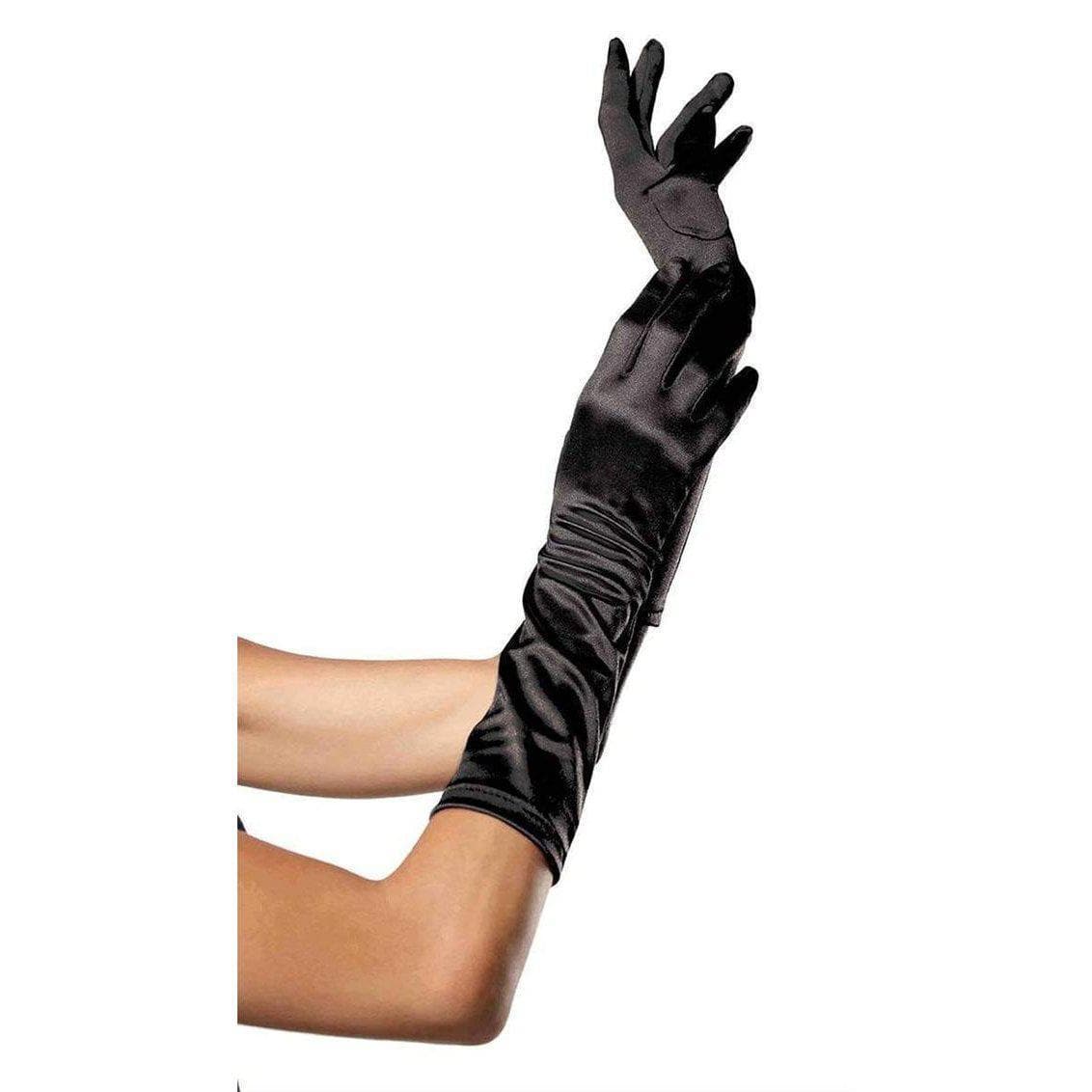 Leg Avenue Elbow Length Satin Gloves - Romantic Blessings