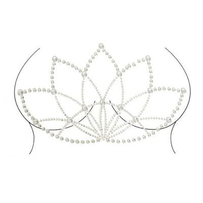 Leg Avenue Lotus Adhesive Body Jewels Sticker (6pk) - Romantic Blessings