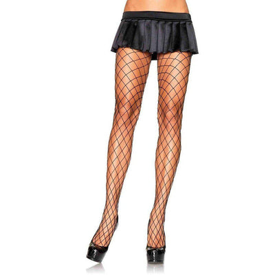 Leg Avenue Spandex Diamond Pantyhose Black - Romantic Blessings