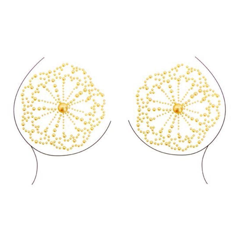 Leg Avenue Tempest Adhesive Nipple Jewels Sticker (6pk) - Romantic Blessings