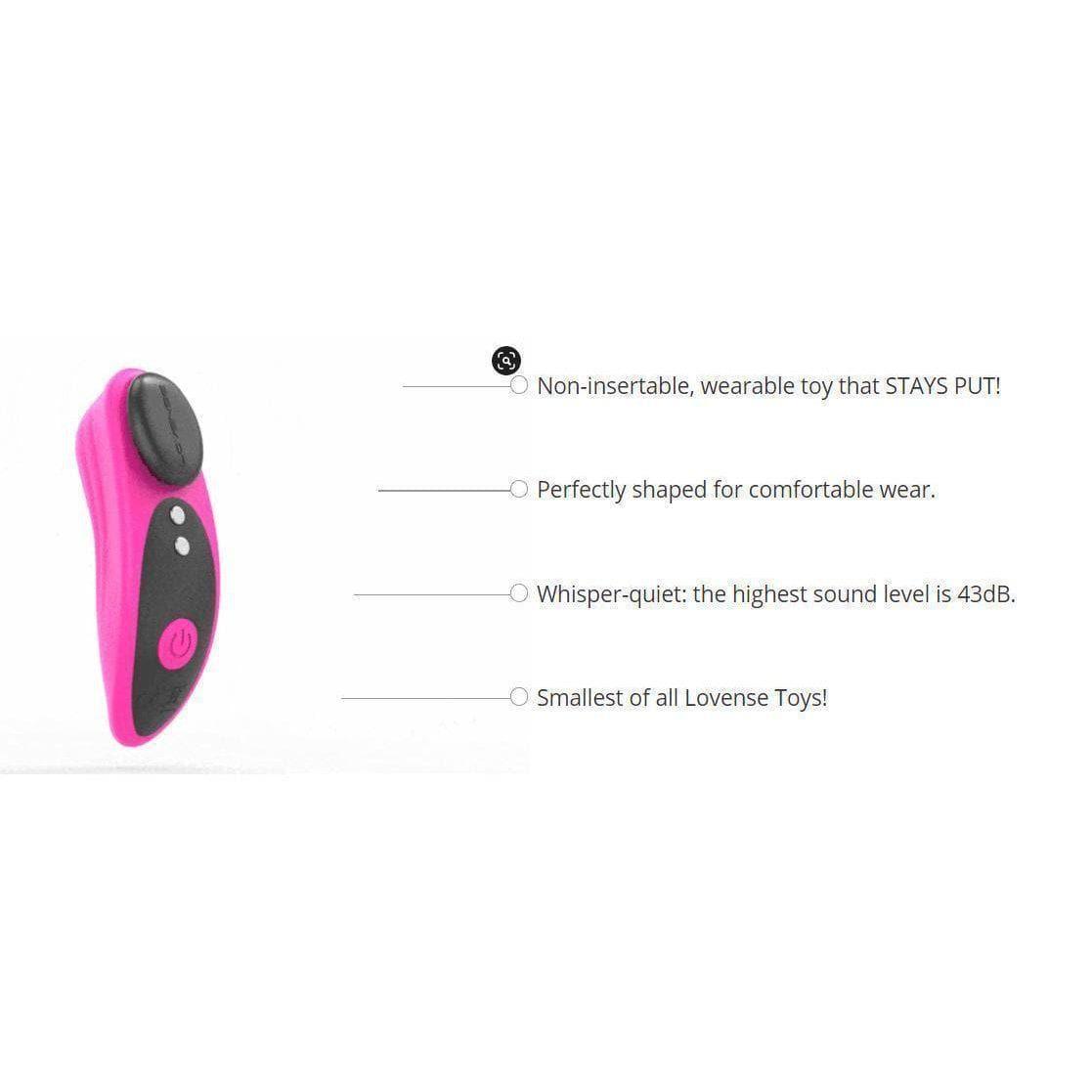 Lovense Ferri App Controlled Panty Vibrator with Sound Activation Pink - Romantic Blessings Lovense Ferri App Controlled Panty Vibrator with Sound Activation Pink - Romantic Blessings