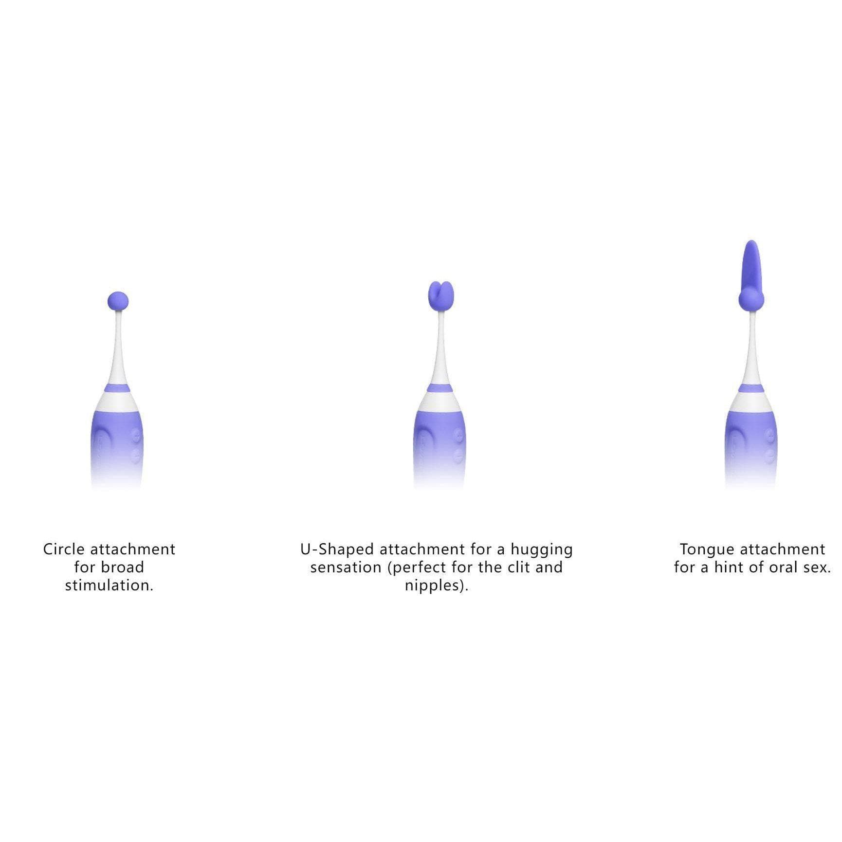 Lovense Hyphy Dual-End Clitoral and G-Spot Stimulator for Instant Orgasms - Romantic Blessings