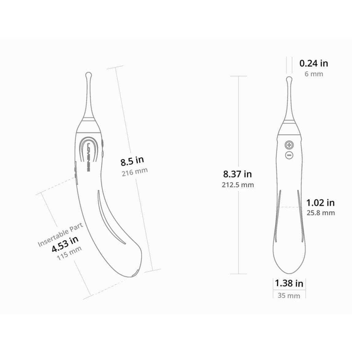 Lovense Hyphy Dual-End Clitoral and G-Spot Stimulator for Instant Orgasms - Romantic Blessings
